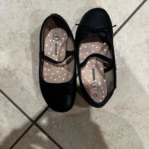 Wonder Nation Black Kids Dress Shoes